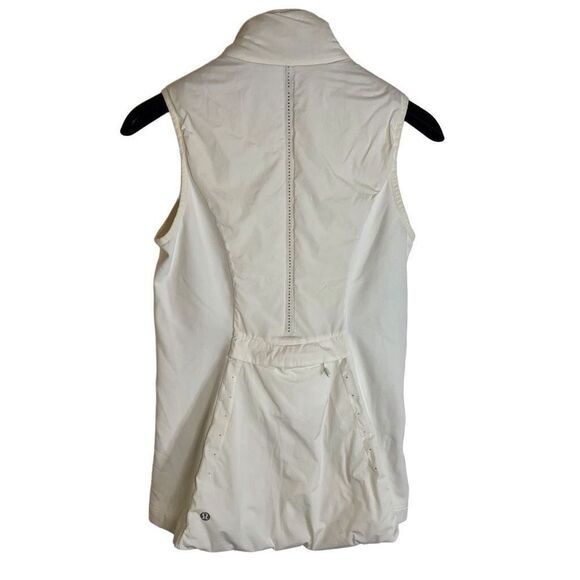Lululemon Run for Cold Vest Womens White Water Repellent Active Size Small - Picture 12 of 14